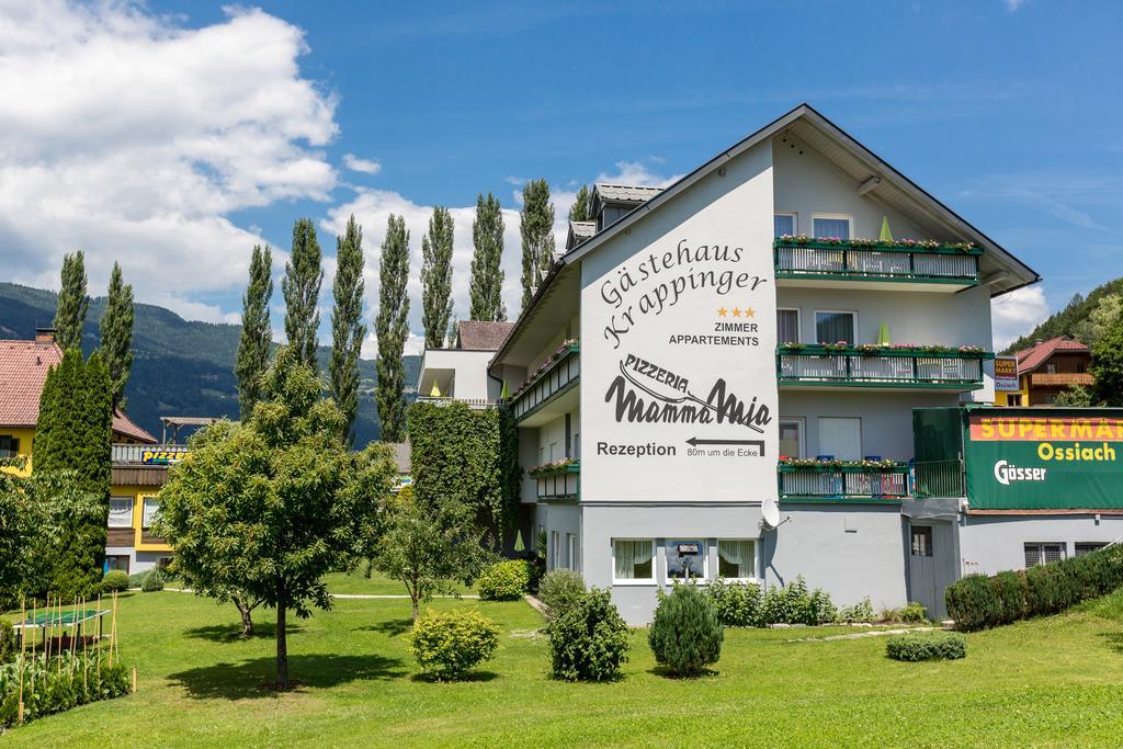 Gästehaus Krappinger/Pizzeria Mamma Mia Ossiach Bagian luar foto